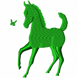 Horses Embroidery Design 8 Horses Embroidery Design 8